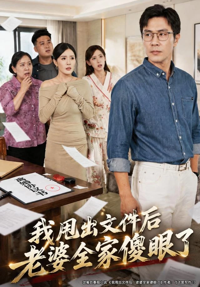 《我甩出文件后老婆全家傻眼了》官方海报