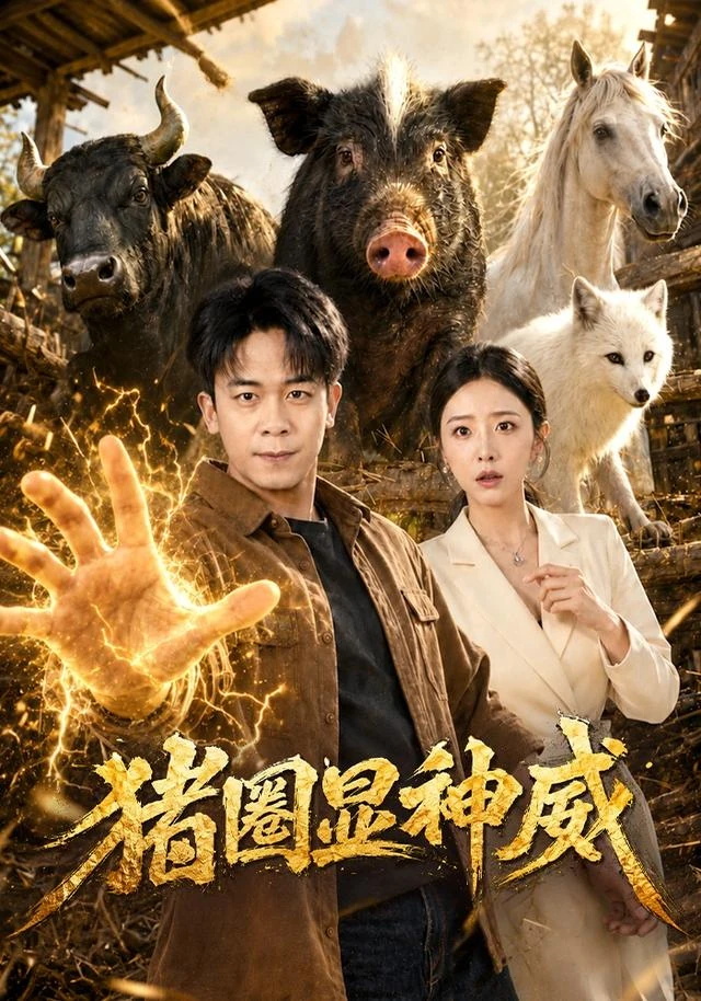 《猪圈显神威》官方海报