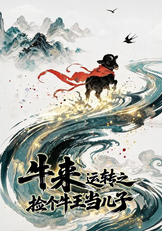 《牛来运转之捡个牛王当儿子》官方海报